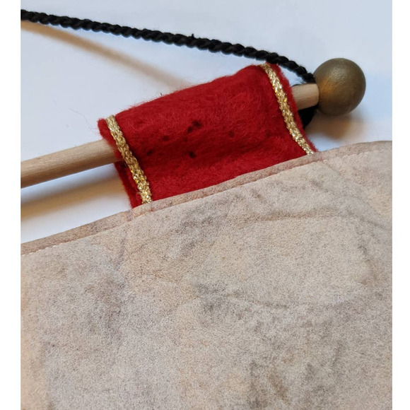 Vintage Christmas Felt Sequin Jeweled Wall Hanging‎ Snowman from Bucilla Kit - Picture 8 of 10